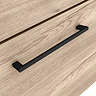 Arezzo Square Matt Black & Rustic Oak Complete Bathroom Suite