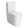Arezzo Square Short Projection BTW Close Coupled Rimless Toilet