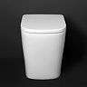 Arezzo Square Short Projection BTW Rimless Toilet with Soft Close Seat