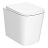 Arezzo Square Short Projection BTW Rimless Toilet with Soft Close Seat