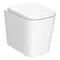 Arezzo Square Short Projection BTW Rimless Toilet with Soft Close Seat