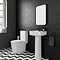 Arezzo Square Short Projection Close Coupled Rimless Toilet