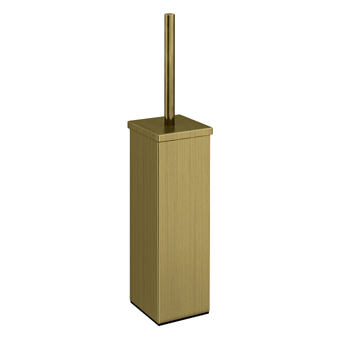 Arezzo Square Toilet Brush Antique Brass