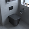 Arezzo Square Wall Hung Rimless Toilet incl. Soft Close Seat Matt Black