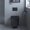 Arezzo Square Wall Hung Rimless Toilet incl. Soft Close Seat Matt Black