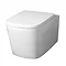 Arezzo Square Wall Hung Rimless Toilet incl. Soft Close Seat