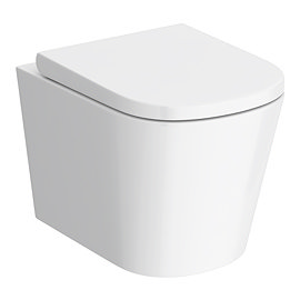 Arezzo Square Wall Hung Rimless Toilet incl. Soft Close Seat