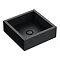 Arezzo Stone Black Terrazzo Square Counter Top Basin (300 x 300mm) with Waste