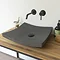 Arezzo Stone Dusk Grey Square Counter Top Basin (400 x 400mm)