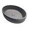 Arezzo Stone Grey Terrazzo Oval Counter Top Basin (500 x 350mm) with Waste