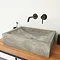 Arezzo Stone Natural Concrete Rectangular Counter Top Basin (495 x 350mm)