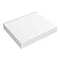 Arezzo Stone Resin Wall Mounted Basin Shelf (600mm Wide - Matt White) Large Image