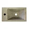 Arezzo Stone Wall Hung Natural Concrete Cloakroom Basin (1 Tap Hole)  In Bathroom Large Image