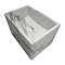 Arezzo Stone White Marble Wall Hung Basin (300 x 200mm) with Waste