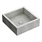 Arezzo Stone White Terrazzo Square Counter Top Basin (300 x 300mm) with Waste