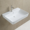 Arezzo Thin Edge Wall Hung Basin (600mm Wide - Matt White)