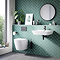 Arezzo Thin Edge Wall Hung Basin (600mm Wide - Gloss White)