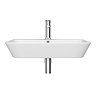 Arezzo Thin Edge Wall Hung Basin (600mm Wide - Gloss White)
