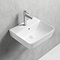 Arezzo Thin Edge Wall Hung Cloakroom Basin (400mm Wide - Matt White)