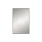 Arezzo Thin Frame 400 x 600mm Rectangular Mirror - Matt Black