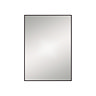 Arezzo Thin Frame 500 x 700mm Rectangular Mirror - Matt Black