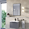 Arezzo Thin Frame 500 x 800mm Rectangular Mirror - Matt Black