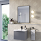 Arezzo Thin Frame 600 x 800mm Rectangular Mirror - Matt Black
