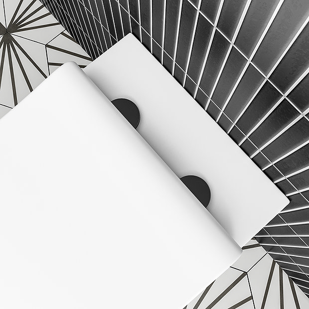 Arezzo Toilet Seat Hinge Cover Caps Matt Black Victorian Plumbing UK