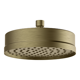 Arezzo Traditional 195mm Shower Head - Antique Brass