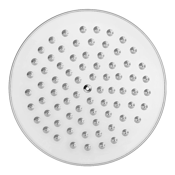 Arezzo Traditional 195mm Shower Head with Ceiling Mounted Arm - Chrome