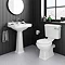 Arezzo Traditional 4-Piece 1TH Bathroom Suite (inc. Chrome Lever) Large Image