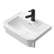 Arezzo Traditional Semi-Recessed Basin 1TH - 574mm Wide  Profile Large Image