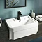 Arezzo Traditional Semi-Recessed Basin 1TH - 574mm Wide Large Image