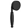 Arezzo Traditional Shower Handset - Matt Black