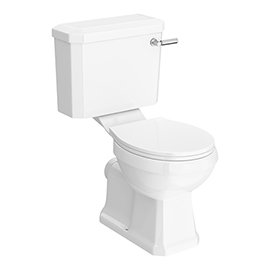 Arezzo Traditional Toilet with Chrome Lever Medium Image