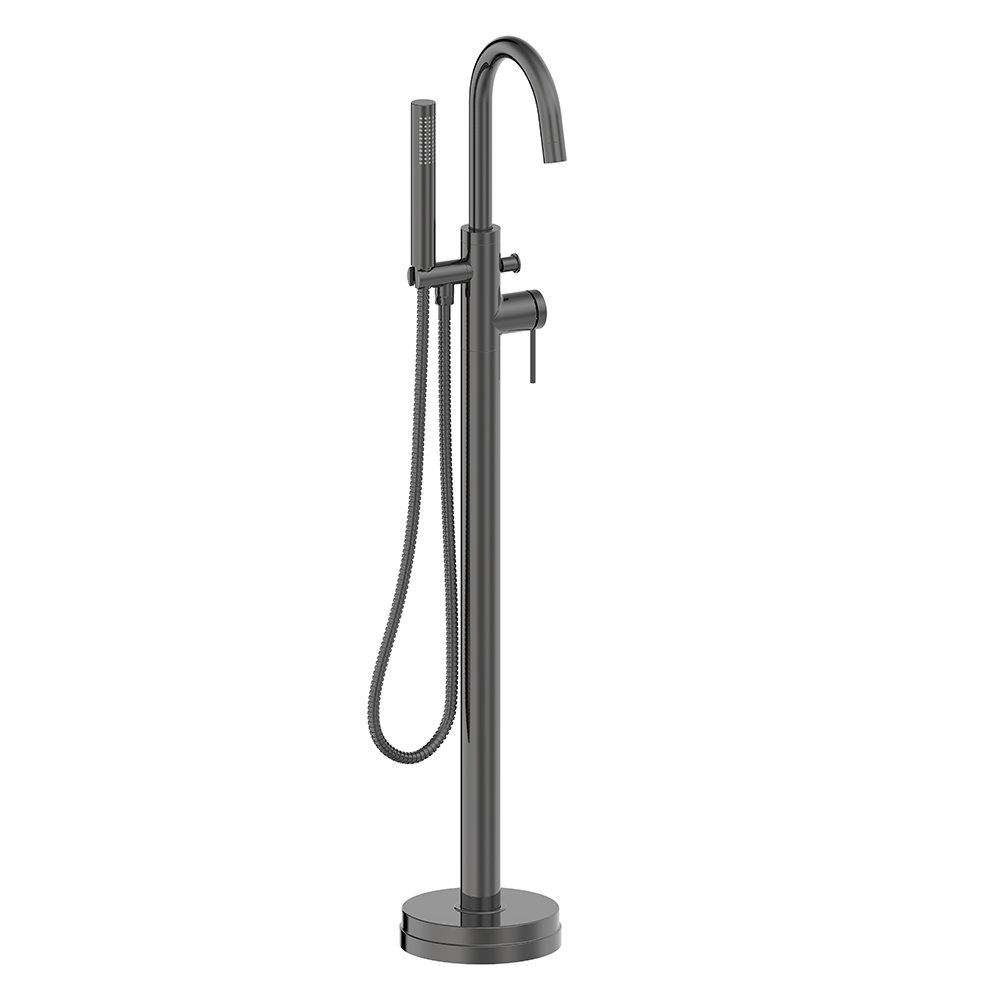 Arezzo Twilight Round Freestanding Bath Tap with Shower Mixer