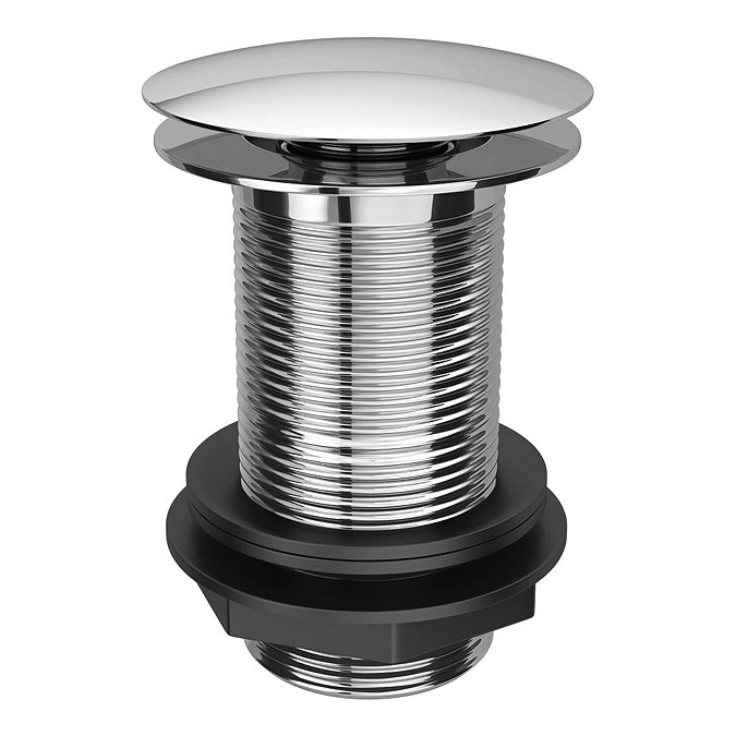 Arezzo Unslotted Click Clack Basin Waste - Chrome