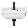 Arezzo Wall Hung Cloakroom Basin 1TH - 460 x 330mm