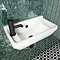 Arezzo Wall Hung Compact Cloakroom Basin 1TH - 505 x 270mm Large Image