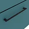 Arezzo Wall Hung Countertop Vanity Unit - Matt Green - 600mm with Matt Black Handle Profile Large I