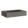 Arezzo Wall Hung Sintered Stone Basin 800 x 460mm - Grey Marble