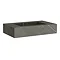 Arezzo Wall Hung Sintered Stone Basin 800 x 460mm - Grey Marble