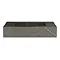 Arezzo Wall Hung Sintered Stone Basin 800 x 460mm - Grey Marble