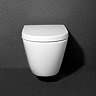 Arezzo Wall Hung Toilet Inc. Soft Close Seat  Feature Large Image