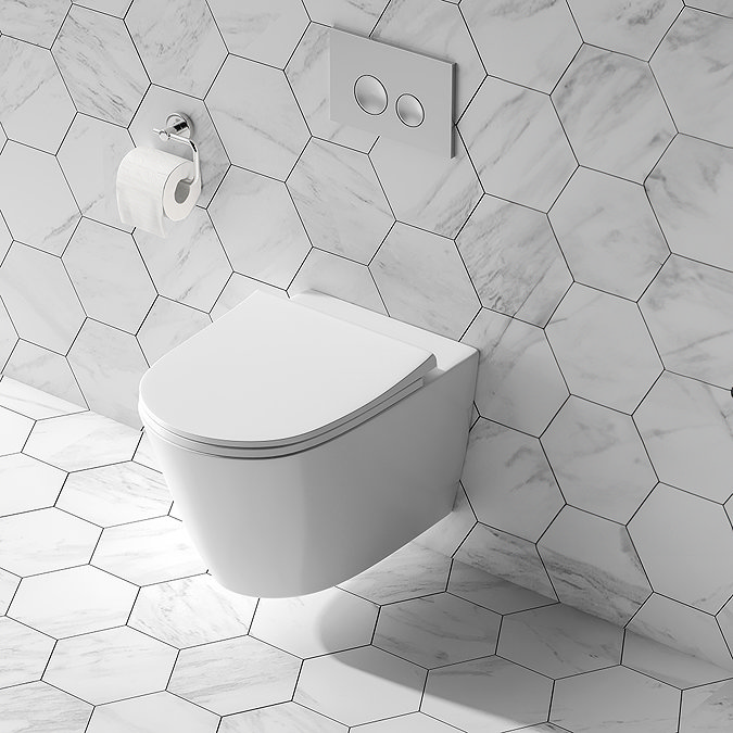 Arezzo Wall Hung Toilet + Slim Soft Close Seat