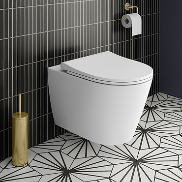 Arezzo Wall Hung Toilet + Slim Soft Close Seat