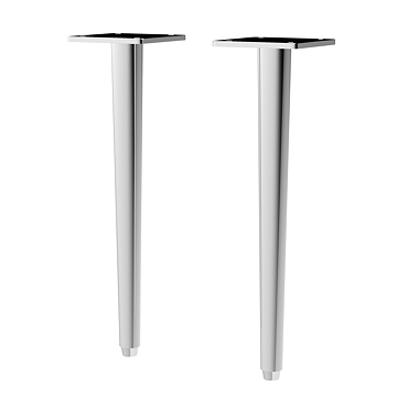 Arezzo Wall Hung Vanity Decorative Leg Set Chrome