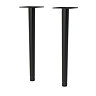 Arezzo Wall Hung Vanity Decorative Leg Set (Pair) Matt Black