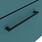Arezzo Wall Hung Vanity Unit - Matt Green - 800mm with Matt Black Handle Feature Large Image