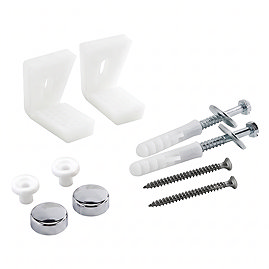 Arezzo WC Pan Floor Fixing Kit Chrome